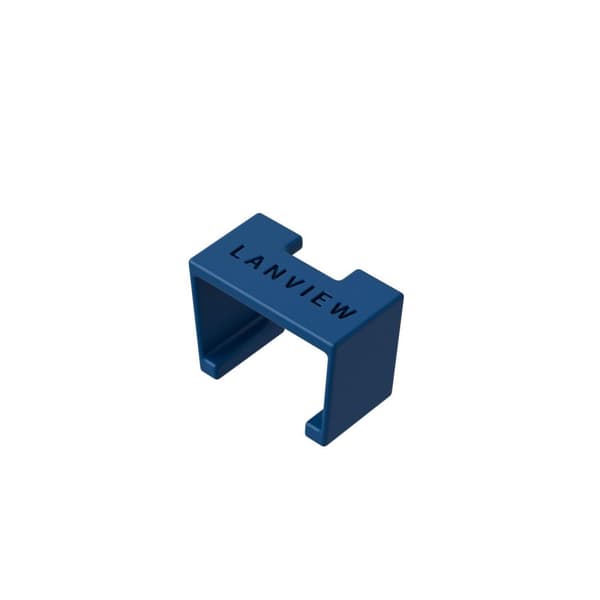 Lanview SmartClicks-klemmer 20 stk. blå, LVT-SC-B