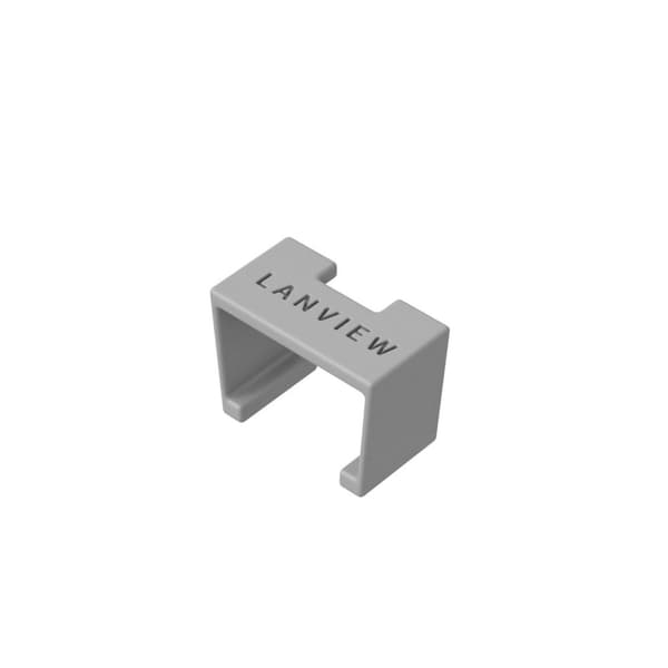 Lanview SmartClicks-klämmor 20 st. grå V-6UTP-005Y, LVT-SC