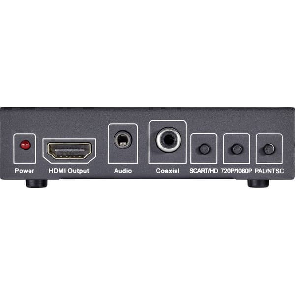 SpeaKa Professional AV Konverter SP-HD/SC-01 [SCART - HDMI, Teleplugg, RCA-digital] 1920 x 1080 Pixel