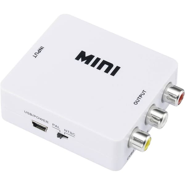 AV Konverter [HDMI - Komposit RCA] 1920 x 1080 Pixel SpeaKa Professional SP-HDMI2AV
