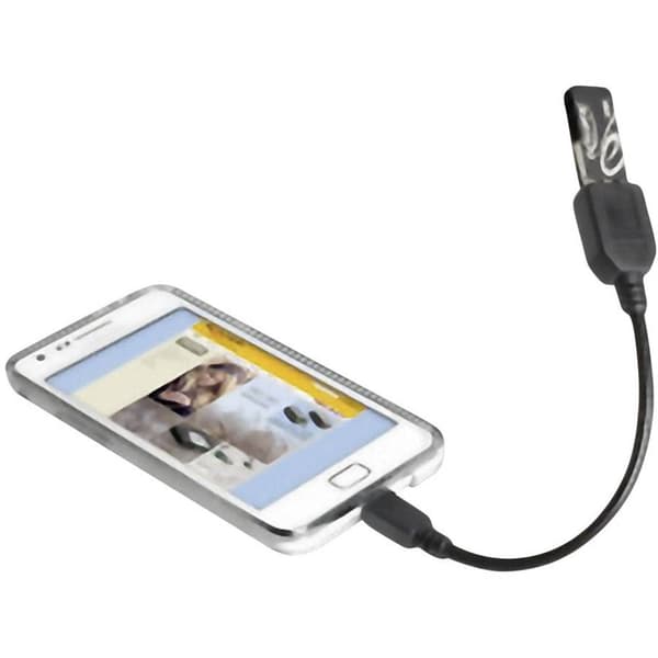 Delock USB-kabel USB 2.0 USB-Micro-B-kontakt, USB-A uttag 0.15 m Svart OTG 83293