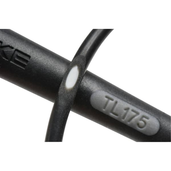 Fluke TL175E Säkerhets-mätledning-Set Laminerade stickdon 4 mm Prob 1.20 m Svart, Röd 1 st