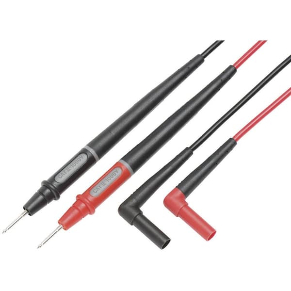 Fluke TL175E Säkerhets-mätledning-Set Laminerade stickdon 4 mm Prob 1.20 m Svart, Röd 1 st