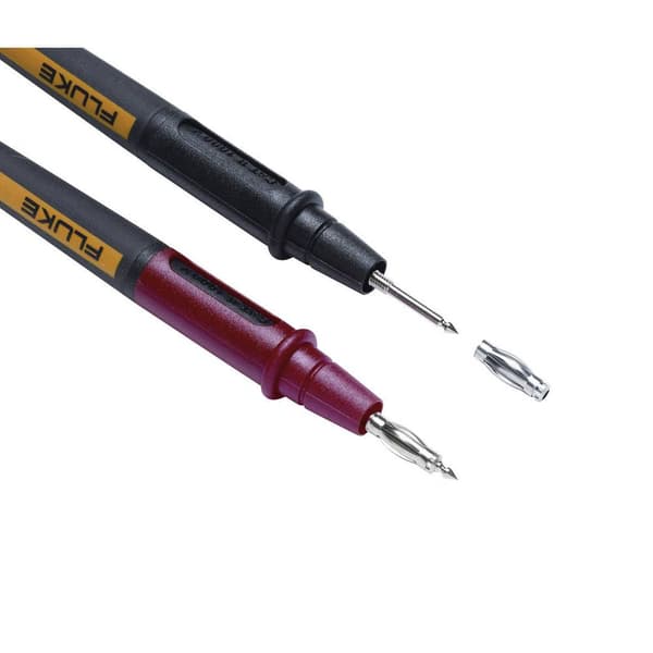 Fluke TL175E Säkerhets-mätledning-Set Laminerade stickdon 4 mm Prob 1.20 m Svart, Röd 1 st