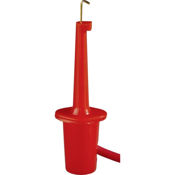 VOLTCRAFT Mätledning-Set Krokodilklämmor Krokodilklämmor 0.28 m Svart, Röd, Grön, Gul, Vit 1 set
