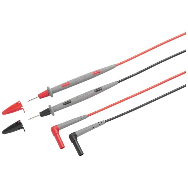Fluke TL71-1 Säkerhets-mätledning-Set Laminerade stickdon 4 mm Prob 1.50 m Svart, Röd 1 st