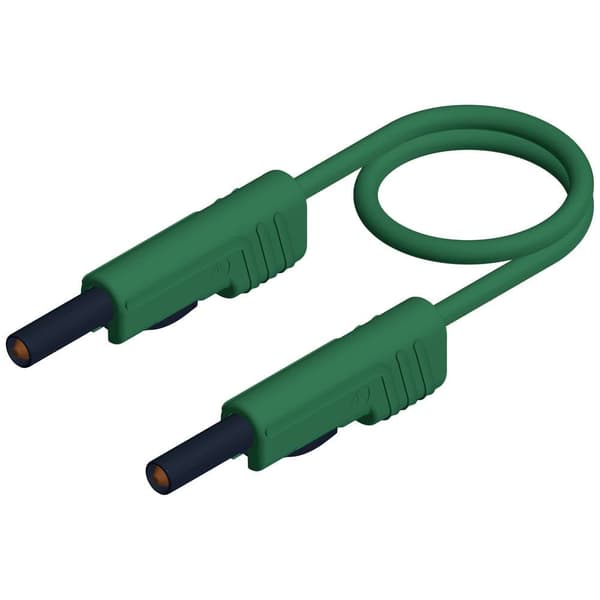 SKS Hirschmann MLB 200/1 V gn Mätledning Laminerade stickdon 4 mm Laminerade stickdon 4 mm 2.00 m Grön 1 st