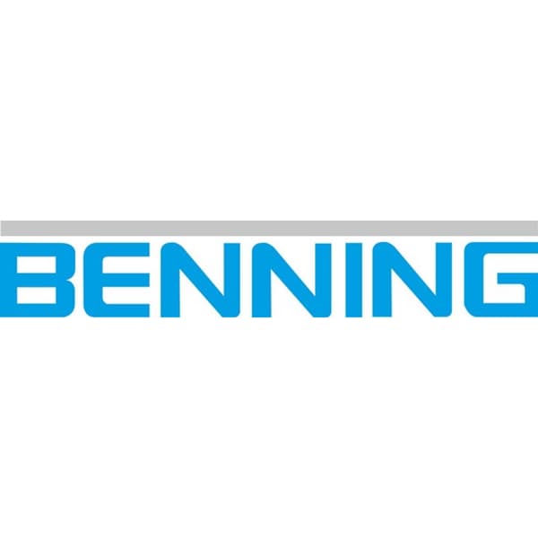 Benning 044146 Säkerhets-mätledning-Set Laminerade stickdon 2 mm Prob 1.00 m Svart, Röd 1 st