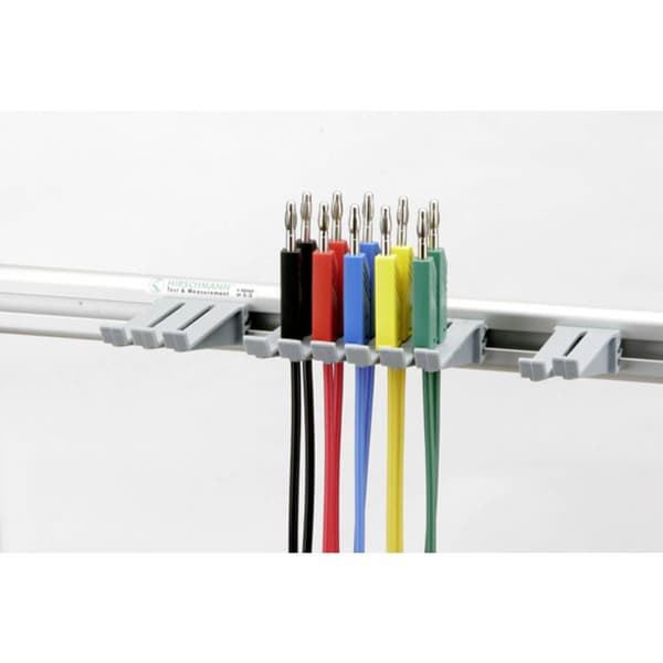 SKS Hirschmann PMS 4 LMLH Mätledning-Set Laminerade stickdon 4 mm Laminerade stickdon 4 mm 1.00 m Svart, Röd, Blå, Gul,