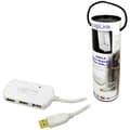 Miniatyrbild 2 av 2: LogiLink USB-kabel USB 2.0 USB-A kontakt, USB-A uttag 12.00 m Vit guldpläterad kontakt, UL-certifierad UA0108