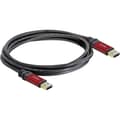 Miniatyrbild 2 av 2: Delock USB-kabel USB 3.2 Gen1 (USB 3.0) USB-A kontakt, USB-A kontakt 2.00 m Röd, Svart guldpläterad kontakt, UL-certifi