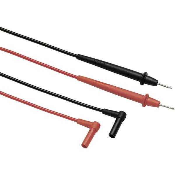Fluke TL75-1 Säkerhets-mätledning-Set Laminerade stickdon 4 mm Prob 1.20 m Svart, Röd 1 st