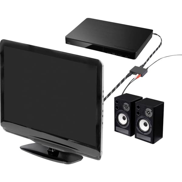 SpeaKa Professional Audio Extraktor SP-AE-HDCT-2P [HDMI - HDMI, RCA, Toslink] 1920 x 1080 Pixel