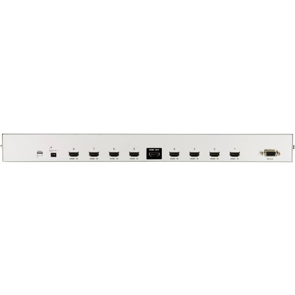 ATEN VS0801H-AT-G 8 Port HDMI-Switch kontrollerbar via PC, med fjärrkontroll 1920 x 1080 pixel