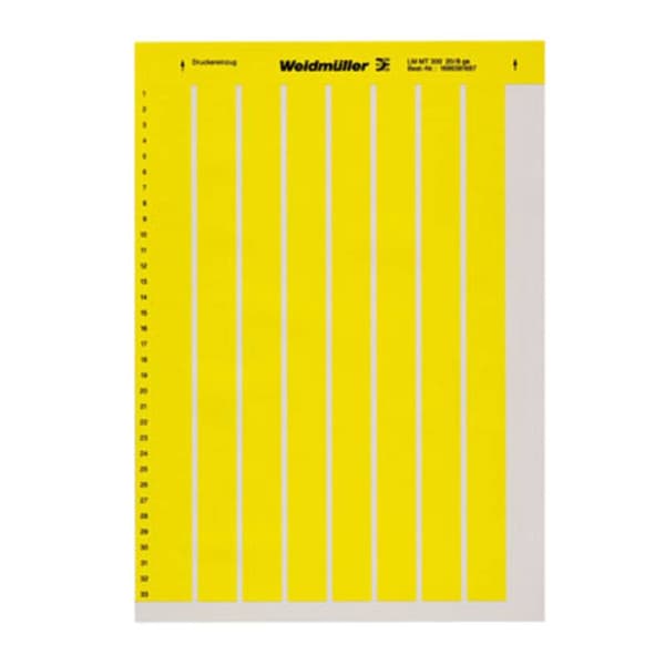 Weidmüller 1686381687-10 LM MT300 20X8 GE Märkningsystem skrivare Monteringssätt: Limning Utskriftsområde: 9 x 20 mm Gu