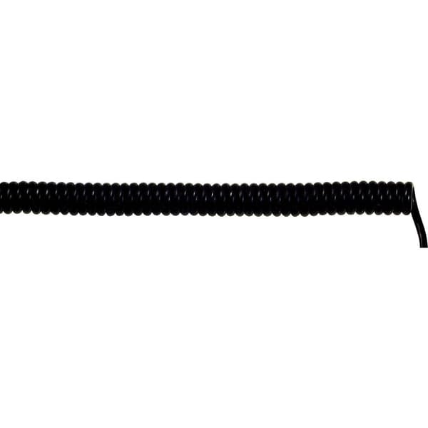 LAPP 73220212 Spiralkabel UNITRONIC® SPIRAL 300 mm / 1200 mm 4 x 0.14 mm² Svart 1 st