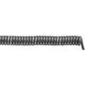 Miniatyrbild 1 av 2: LAPP 70002754 Spiralkabel SPIRAL H07BQ-F 500 mm / 1500 mm 4 G 1.50 mm² Svart 1 st