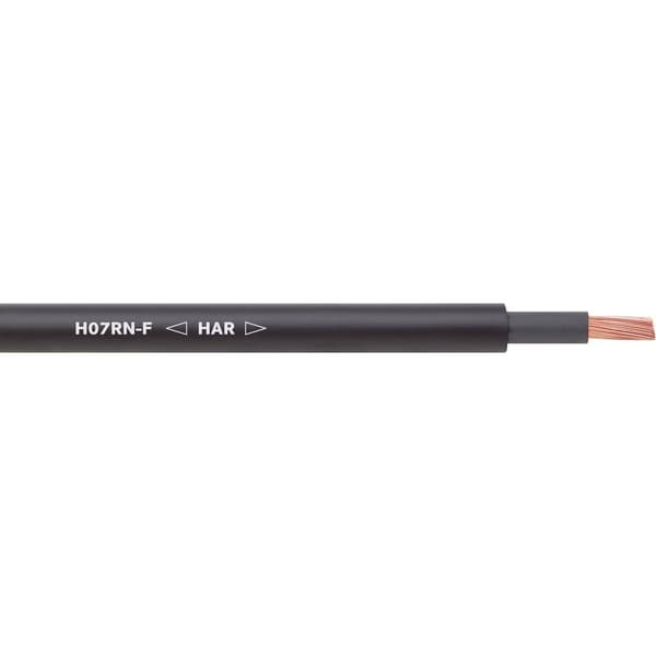 LAPP 1600118/50 Anslutning H07RN-F 3 x 2.5 mm² Svart 50 m