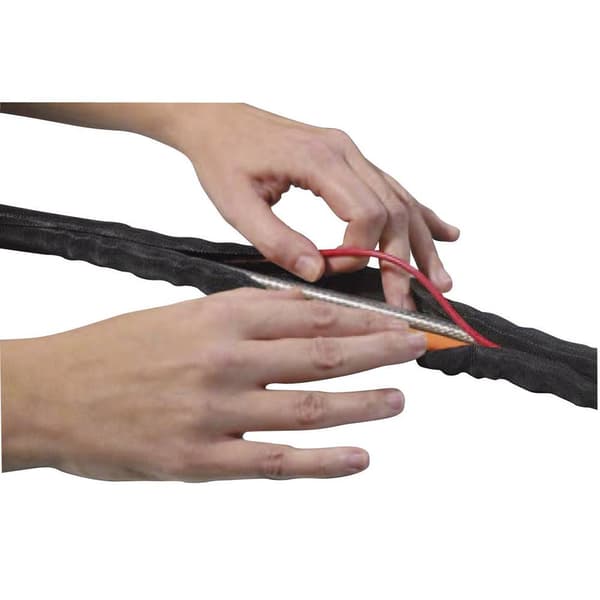 HellermannTyton 170-01016 Twist-In 29 Flätad slang Svart Polyester 25 till 29 mm 2 m