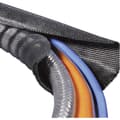Miniatyrbild 1 av 2: HellermannTyton 170-01017 Twist-In 32 Flätad slang Svart Polyester 29 till 32 mm 2 m