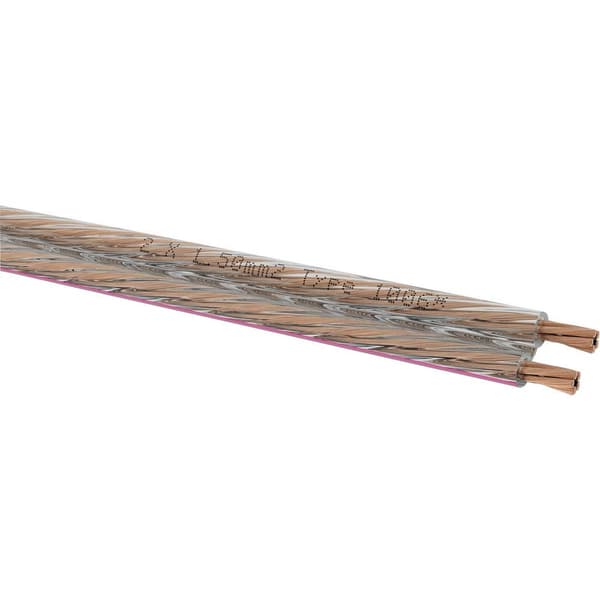 Oehlbach 106 Högtalarkabel 2 x 2.5 mm² Transparent 20 m