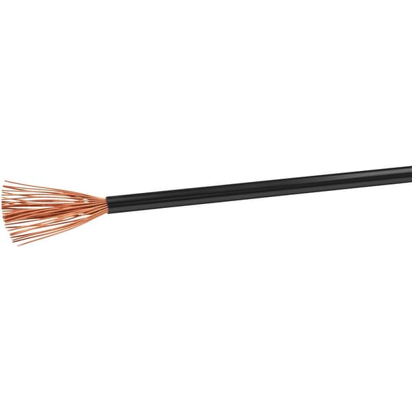 VOKA Kabelwerk H07VK15SW Slangledning H07V-K 1 x 1.50 mm² Svart 100 m
