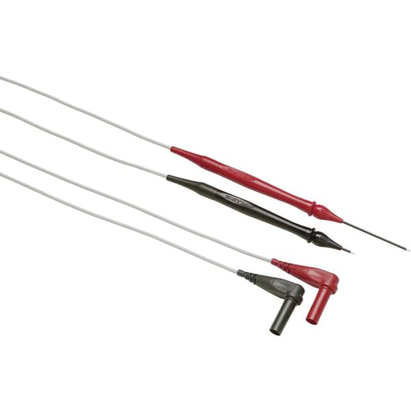 Fluke TL40 Säkerhets-mätledning-Set Prob Laminerade stickdon 4 mm Röd, Svart 1 st