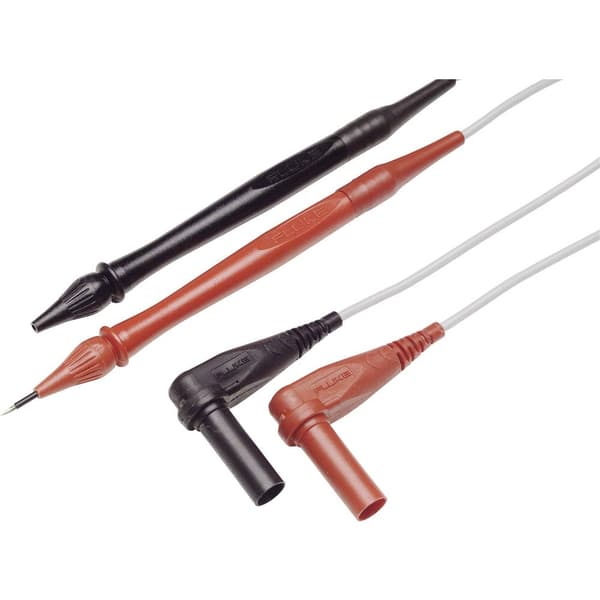 Fluke TL40 Säkerhets-mätledning-Set Prob Laminerade stickdon 4 mm Röd, Svart 1 st