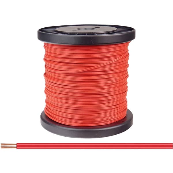 Donau Elektronik 218-00-100 Flätad kabel 2 x 0.14 mm² Röd 100 m