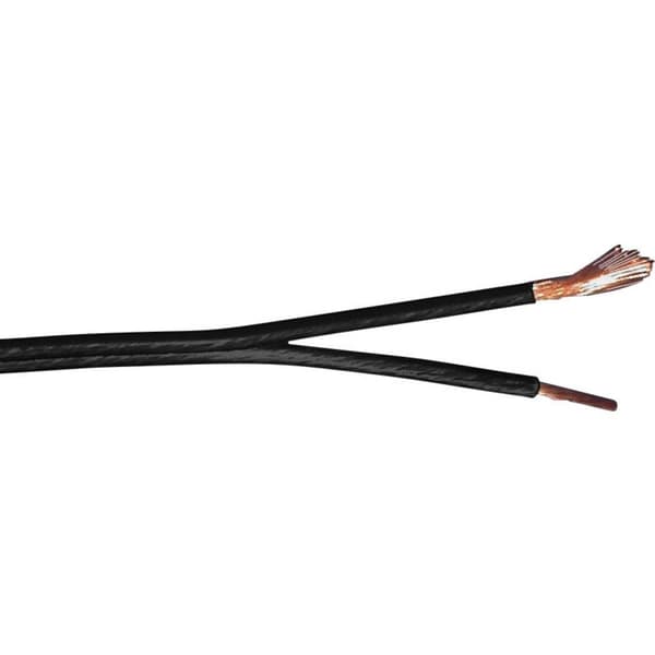 Bedea 10460911-100 Högtalarkabel 2 x 0.75 mm² Svart 100 m