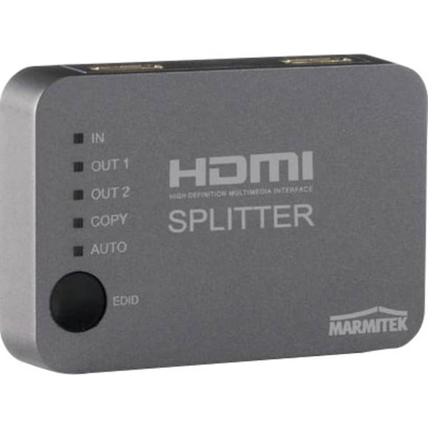 Marmitek Split 312 2 Port HDMI-Splitter 3D-rendering möjligt 3840 x 2160 pixel Silver