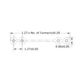 Miniatyrbild 3 av 3: econ connect 28AWG25GR Flatkabel Rastermått: 1.27 mm 25 x 0.08 mm² Grå 30.50 m