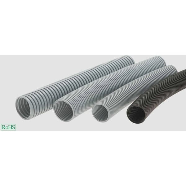 Helukabel 90453 HELUcond PE-F Korrugerat rör (value.1363853) Svart 28.90 mm 25 m