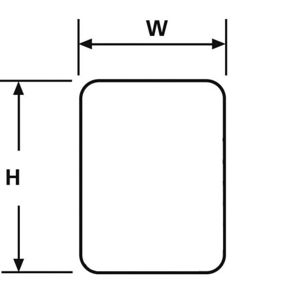 HellermannTyton 598-92527 TAG125FB-270-YE Kabel-etikett Helasign 38 x 11 mm Färg märkningsfält: Gul Antal etiketter: 22