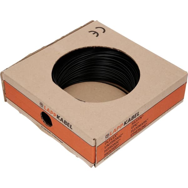 LAPP 4510012 Flätad kabel H05V-K 1 x 0.75 mm² Svart 100 m