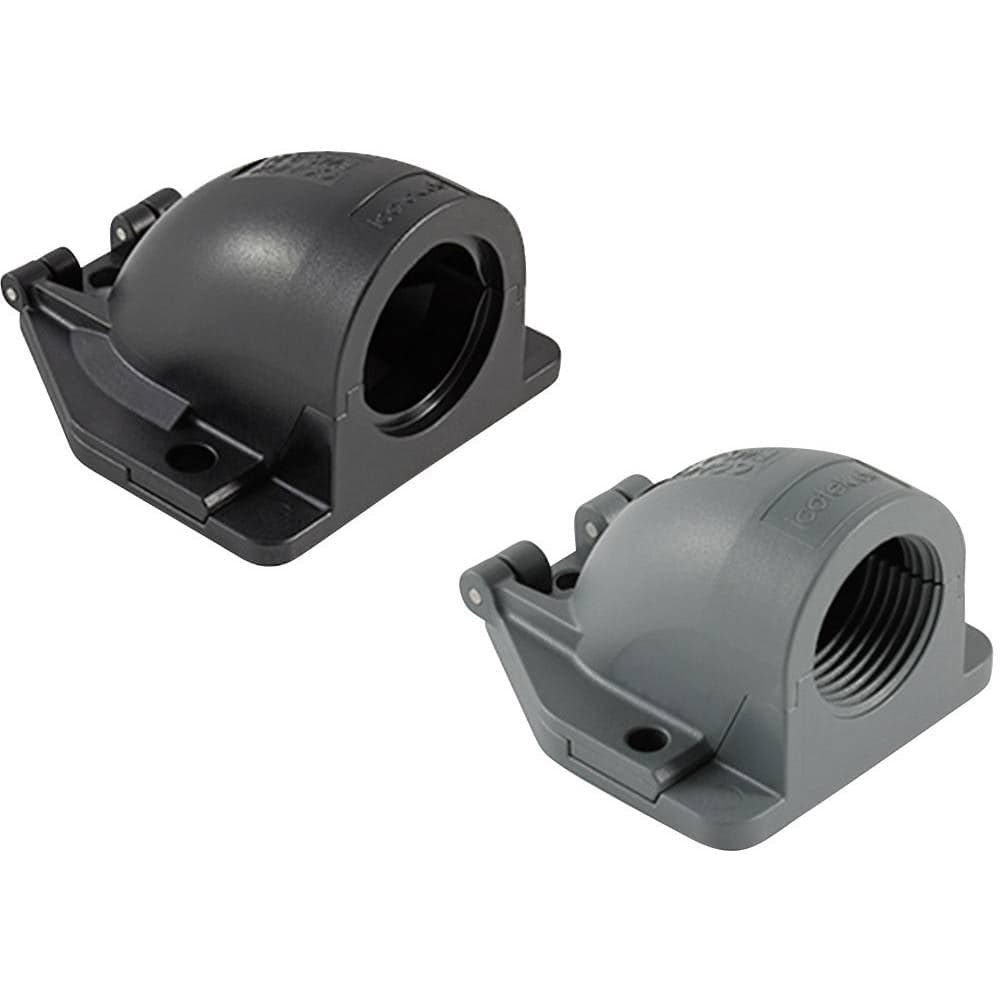 Icotek 31395.900 Kabelgenomföring vinklad Svart 1 st