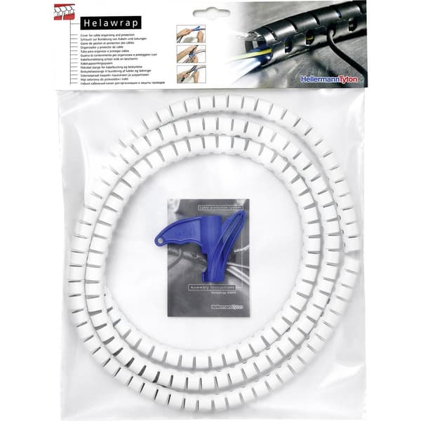 HellermannTyton 161-64215 161-64215 Kabelslang 16 mm (max) Vit 2 m