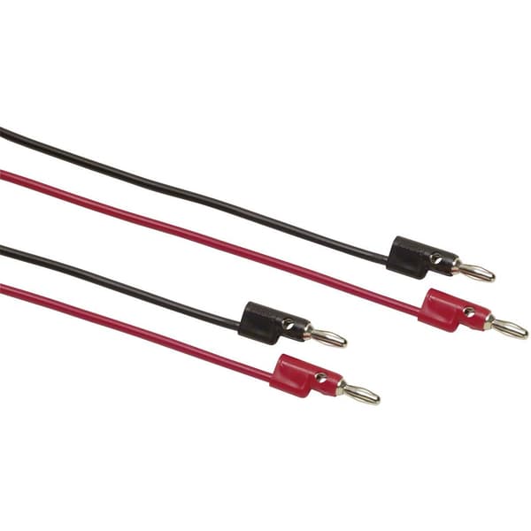 Fluke TL930 Mätledning-Set Banankontakt 4 mm Banankontakt 4 mm 0.60 m Röd, Svart 1 st