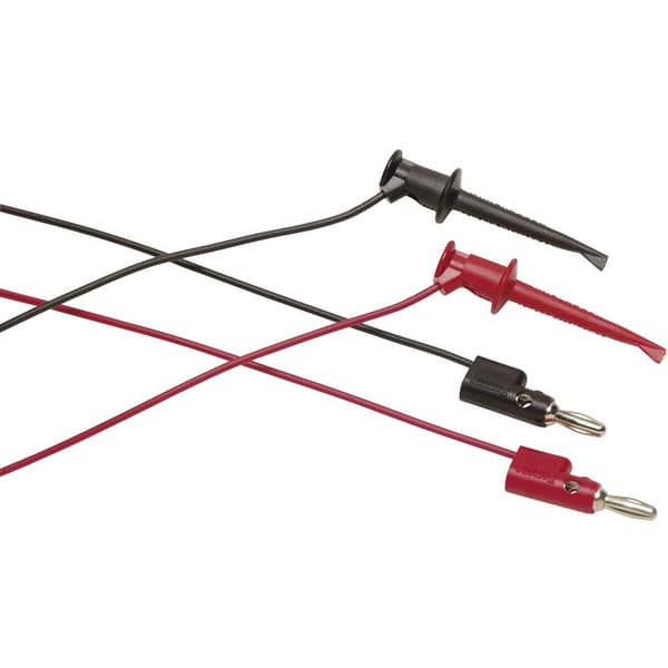 Fluke TL940 Mätledning-Set Krokodilklämmor Banankontakt 4 mm 0.90 m Röd, Svart 1 st
