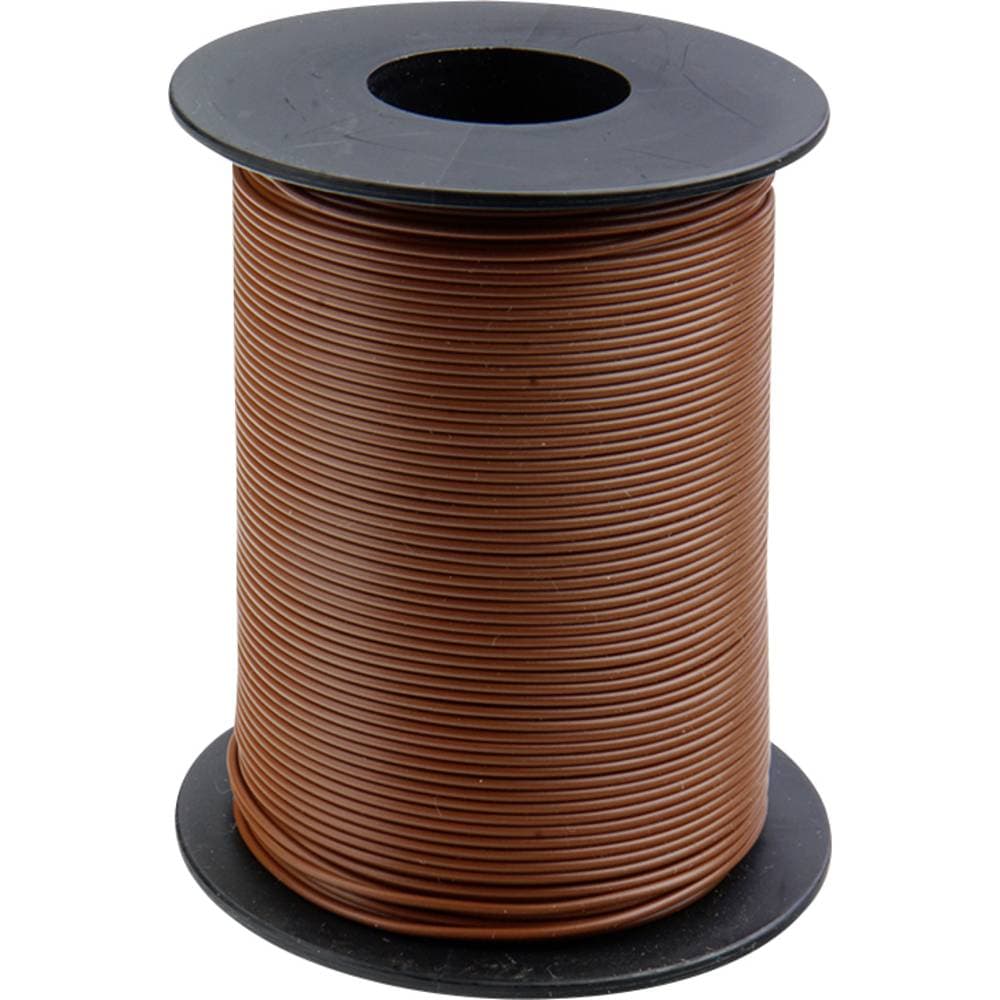 105-8-100 Kopplingstråd 1 x 0.20 mm² Brun 100 m