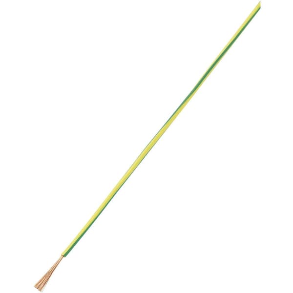 TRU COMPONENTS 1567880 Flätad kabel LiFY 1 x 1.50 mm² Grön, Gul 50 m