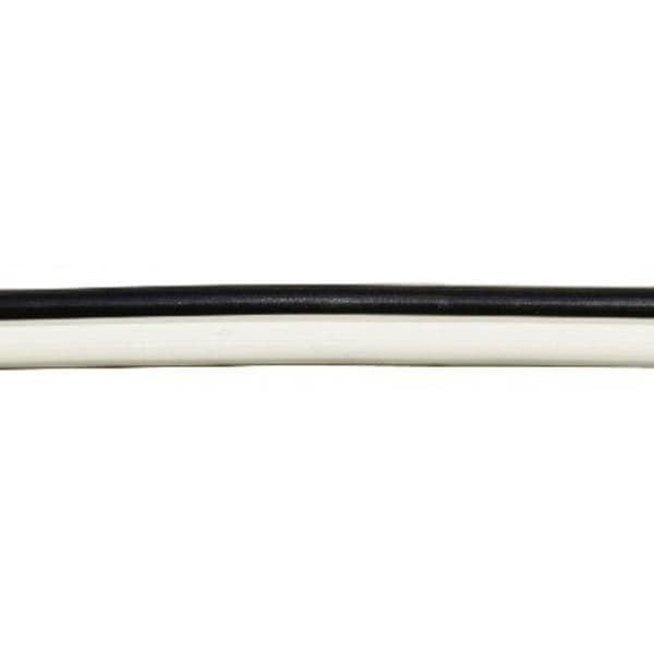 BELI-BECO YL6230 Flätad kabel 2 x 0.50 mm² Vit, Svart 20 m