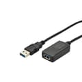 Miniatyrbild 3 av 3: Digitus USB-kabel USB 3.2 Gen1 (USB 3.0) USB-A kontakt, USB-A uttag 5.00 m Svart DA-73104
