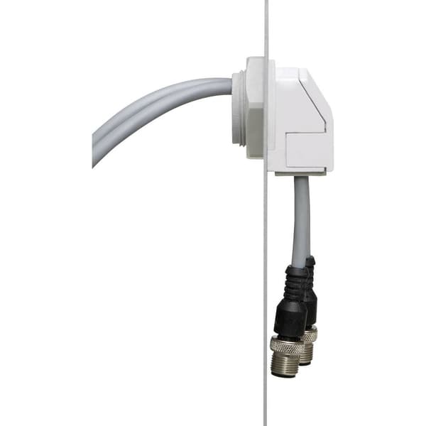 Icotek KVT 32 W90 Kabelgenomföring delbar Polykarbonat Grå 1 st