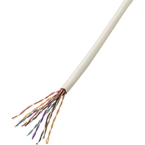 TRU COMPONENTS 1567184 Telefonkabel J-Y(ST)Y 10 x 2 x 0.6 mm Grå 50 m