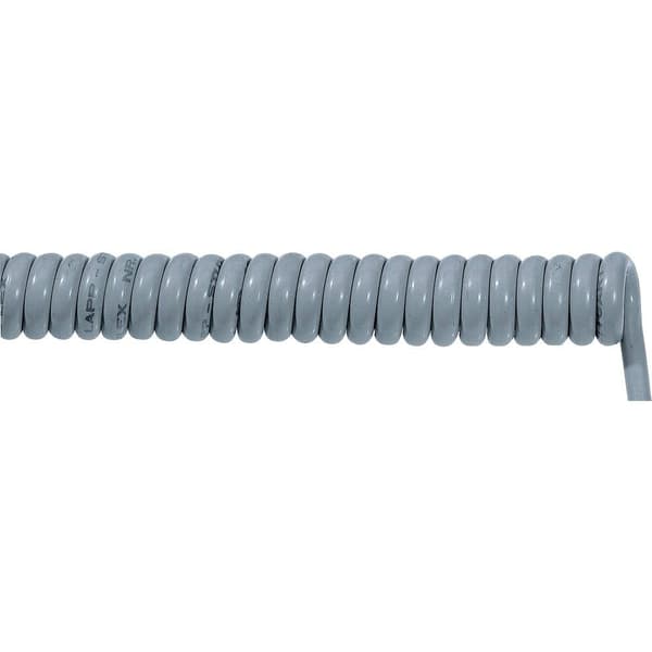 LAPP 73220351 Spiralkabel UNITRONIC® SPIRAL LiF2Y11Y 200 mm / 800 mm 4 x 0.25 mm² Grå 1 st