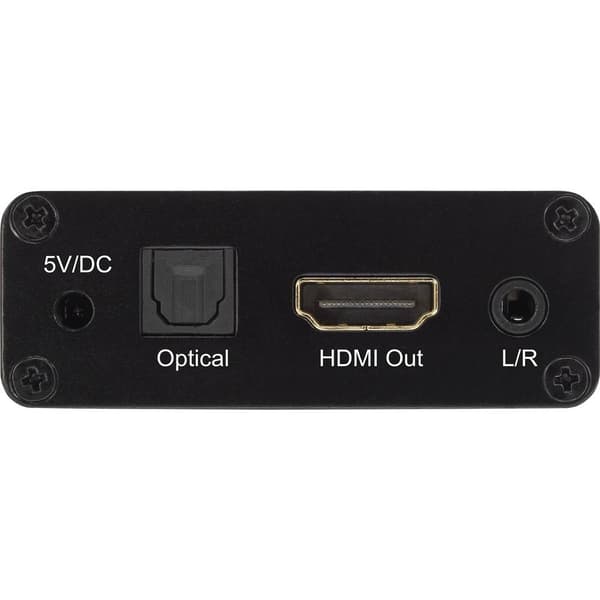 SpeaKa Professional Audio Extraktor SP-AE-H/TC-04v2 [HDMI - HDMI, Toslink, Teleplugg, RCA] 3840 x 2160 Pixel
