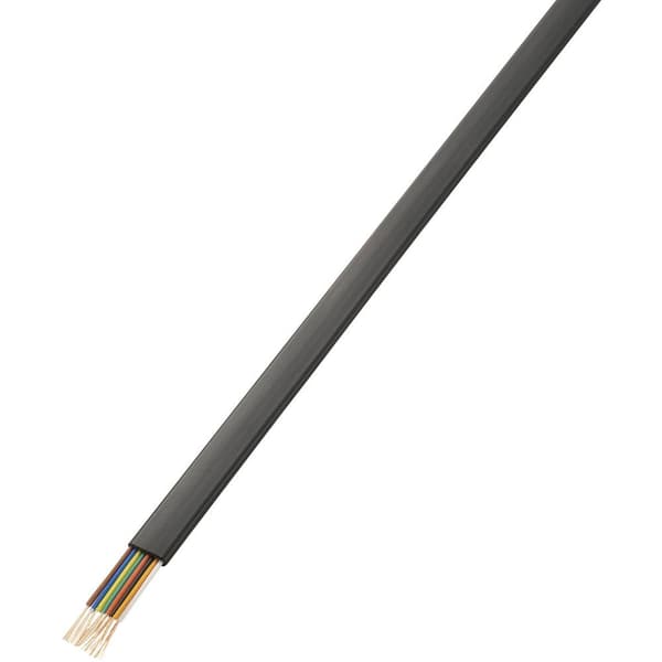 TRU COMPONENTS 1564536 Telefonkabel 8 x 0.08 mm² Svart 50 m