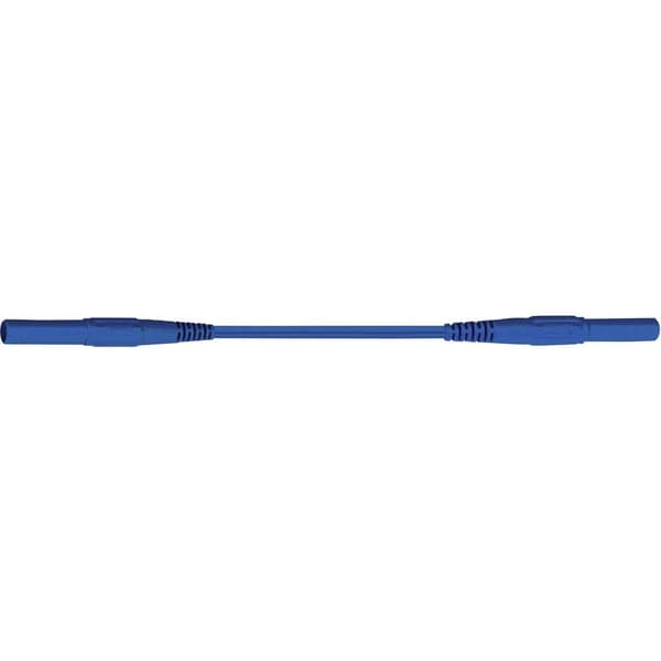 Stäubli XMS-419 Säkerhets-mätledning Laminerade stickdon 4 mm Laminerade stickdon 4 mm 1.50 m Blå 1 st