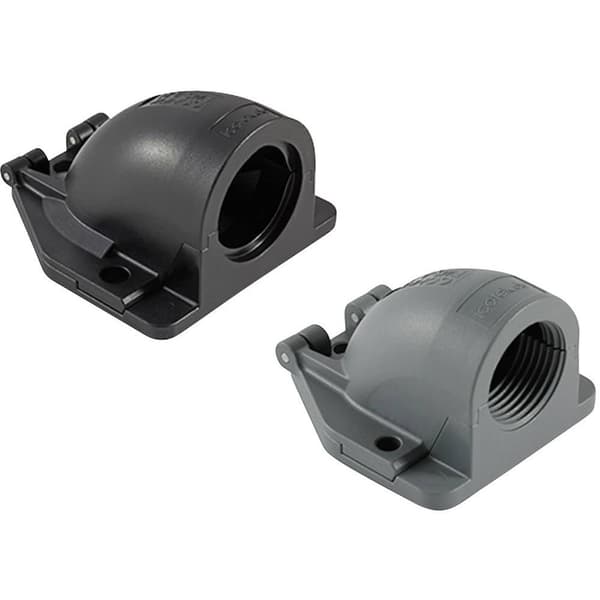 Icotek 31413.900 Kabelgenomföring vinklad Svart 1 st
